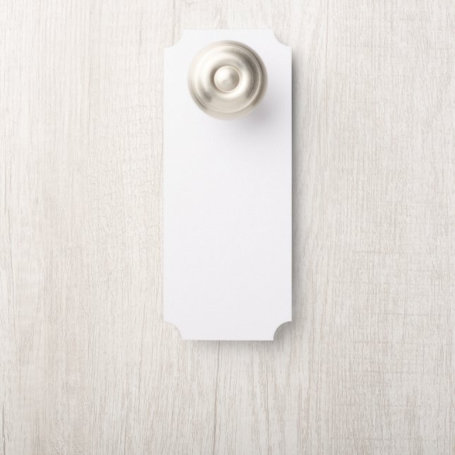 家庭またはチケット用の小型ドアハンガー ドアノブサイン (ノブ)