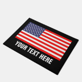 家庭または店舗用の愛国的なアメリカ国旗のドアマット ドアマット (アングル)