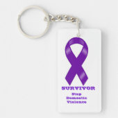 家庭内ストップ暴力キーリング キーホルダー (正面)