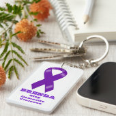 家庭内ストップ暴力キーリング キーホルダー (正面右)