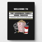 家庭内パーソナライズされた映画館 フォトプラーク (正面)