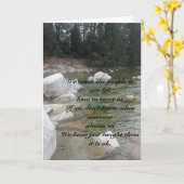 家庭内暴力の勇気付けられるカード カード (黄色い花)