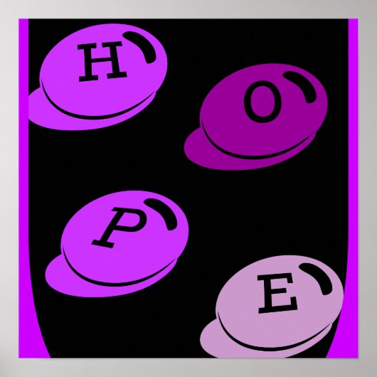 家庭内暴力の希望ポスター ポスター (正面)