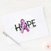 家庭内暴力の希望 ラウンドシール (封筒)