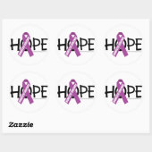 家庭内暴力の希望 ラウンドシール (シート)