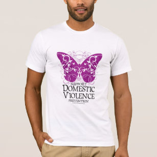 家庭内暴力の蝶 Tシャツ