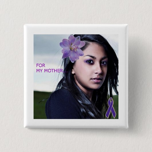 家庭内暴力の認識度 缶バッジ (正面)