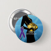 家庭内暴力の認識度 缶バッジ (正面&裏面)