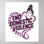 家庭内暴力を終わらせる ポスター (正面)