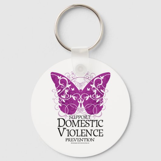 家庭内暴力バタフライ キーホルダー (正面)