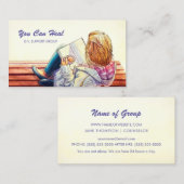 家庭内暴力支援グループカウンセラー 名刺 (正面/裏面)