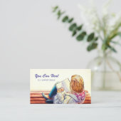 家庭内暴力支援グループカウンセラー 名刺 (スタンド正面)