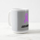 家庭内暴力認識度クラシックマグ コーヒーマグカップ (正面左)