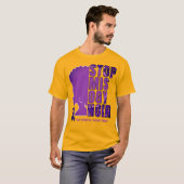 家庭内暴力認識度ストップMISOGYNOIR Tシャツ (正面フル)