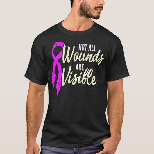 家庭内暴力認識度遺族 Tシャツ (正面)