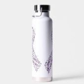 家庭内暴力認識度 ウォーターボトル (右面)