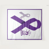 家庭内暴力認識度 タペストリー (正面(横))