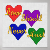 家庭内暴力認識度 ポスター (正面)