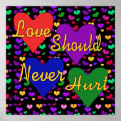 家庭内暴力認識度 ポスター (正面)