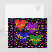 家庭内暴力認識度 ポストカード (正面/裏面)