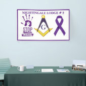 家庭内暴力認識度 横断幕 (トレードショー)