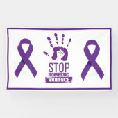 家庭内暴力認識度 横断幕 (横)