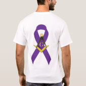 家庭内暴力認識度 Tシャツ (裏面)