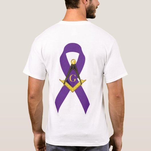 家庭内暴力認識度 Tシャツ (裏面)