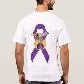 家庭内暴力認識度 Tシャツ (裏面)