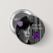 家庭内暴力 缶バッジ (正面&裏面)