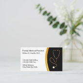 家庭内診療医 名刺 (スタンド正面)