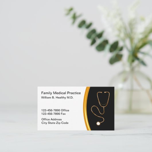 家庭内診療医 名刺 (スタンド正面)