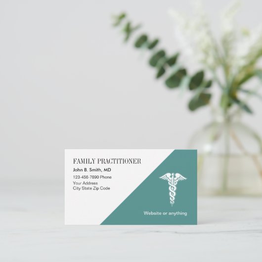 家庭医師事務所 名刺 (スタンド正面)