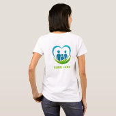 👨👩👧 家庭医療センター 医療従事者向け Tシャツ (裏面フル)