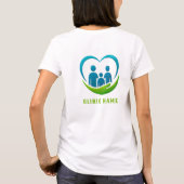 👨👩👧 家庭医療センター 医療従事者向け Tシャツ (裏面)