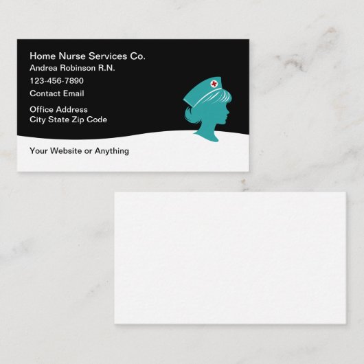 家庭医療ナース医療サービス 名刺 (正面/裏面)