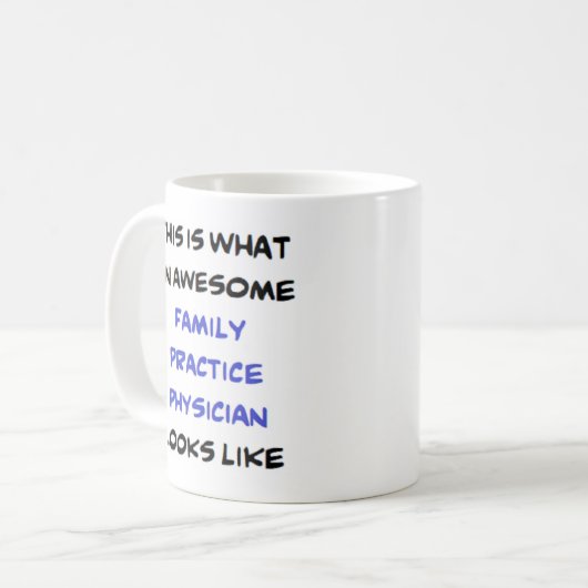 家庭医素晴らしだ コーヒーマグカップ (正面左)