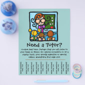 家庭教師の催涙シートフライヤー チラシ (シングル)