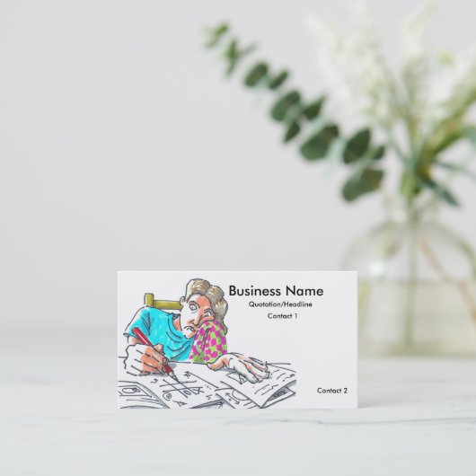 家庭教師の名刺 名刺 (スタンド正面)