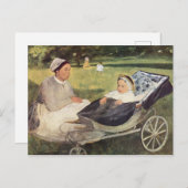 家庭教師の子供 – Edgar Degas - c1870 ポストカード (正面/裏面)