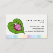 家庭教師の家庭教師の漫画のラディバグ 名刺 (正面)