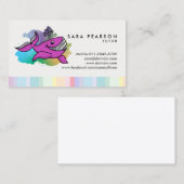 家庭教師チュートリングカートンクジラ 名刺 (正面/裏面)