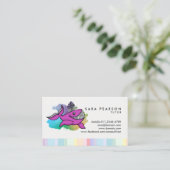 家庭教師チュートリングカートンクジラ 名刺 (スタンド正面)