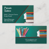 家庭教師先生授業料 名刺 (正面/裏面)