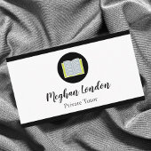 家庭教師先生教育ミニマル書 名刺