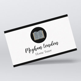 家庭教師先生&教育者ミニマルシンプル 名刺