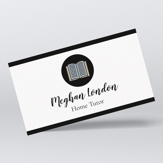家庭教師先生&教育者ミニマルシンプル 名刺