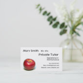 家庭教師/先生/個人的な個人教師ビジネス 名刺 (スタンド正面)