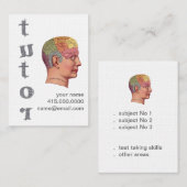 家庭教師 名刺 (正面/裏面)