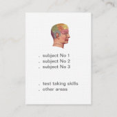 家庭教師 名刺 (裏面)